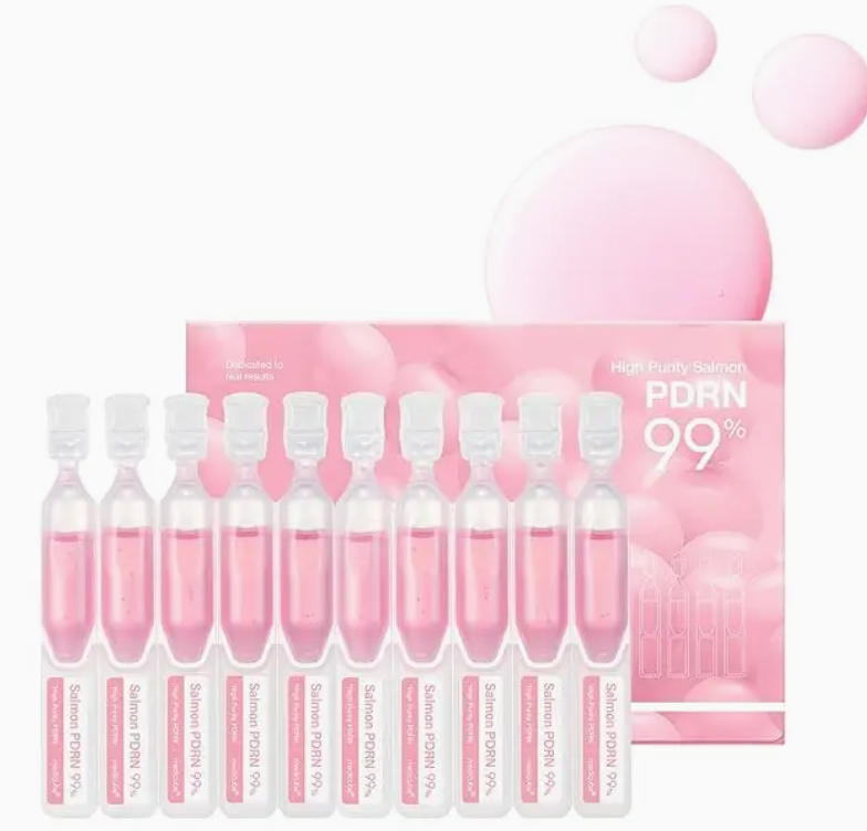 Medicube Salmon Dna Pdrn Pink One Day Serum, Hydrating Radiance Ampoule, Korean Skincare, 0.05 Fl oz / 메디큐브 살몬 Dna Pdrn 핑크 원데이 세럼, 촉촉한 광채 앰플