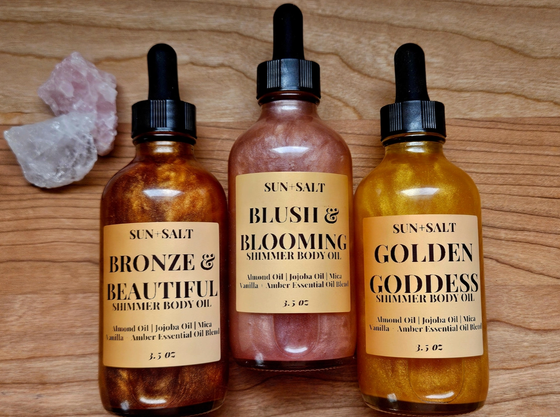 Summer Shimmer Oil Collection | Natural Skincare